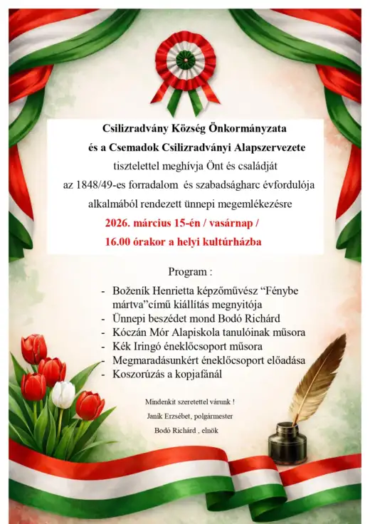 Március 15 ünnepség