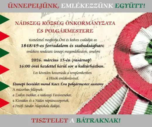 Március 15 ünnepség
