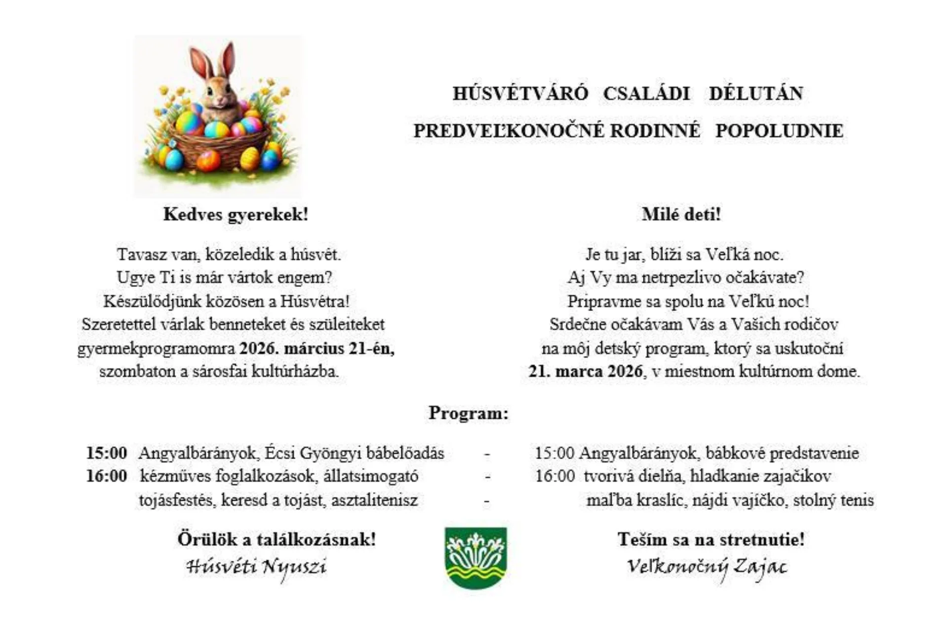 Húsvétváró családi délután