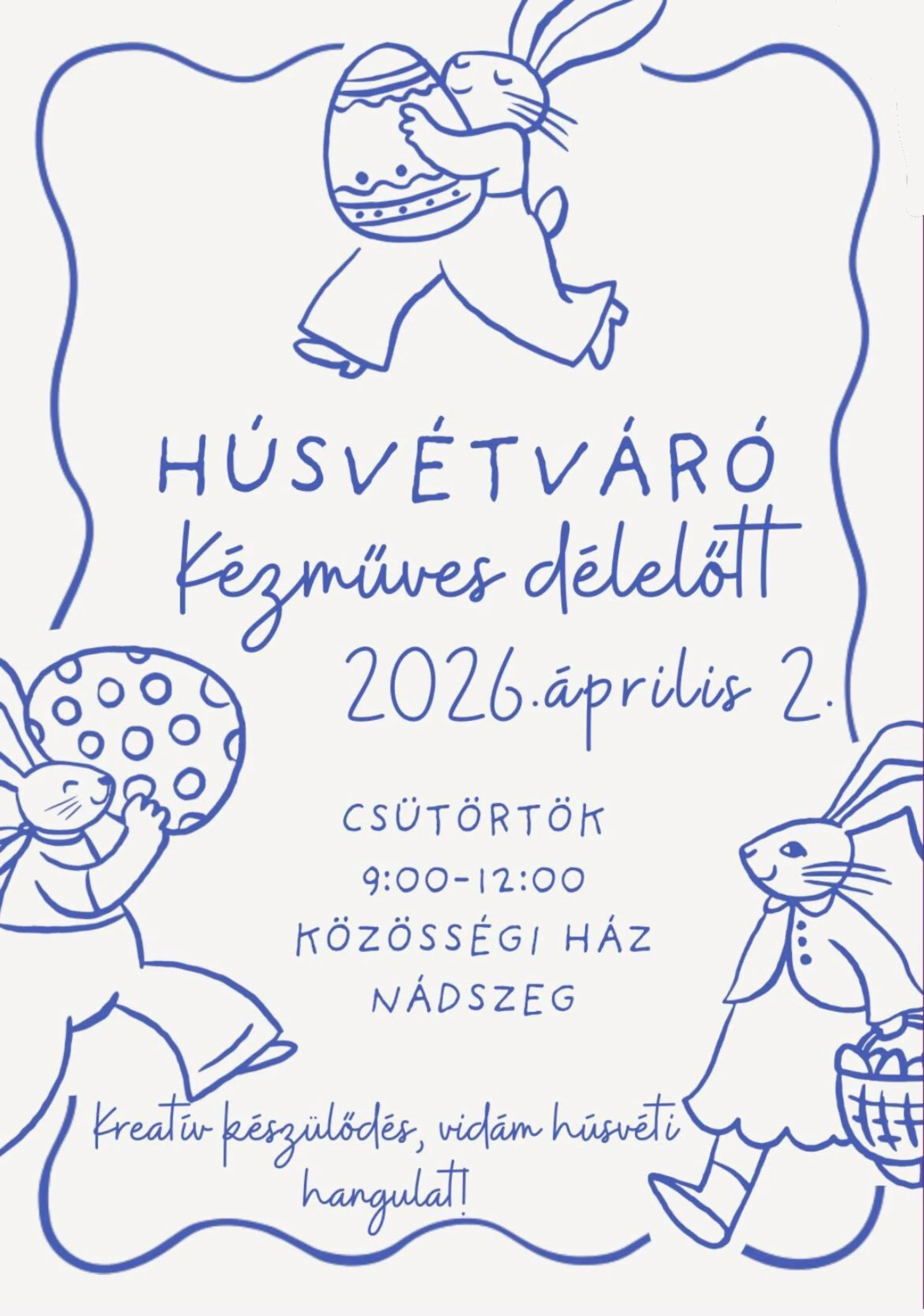 Húsvétváró kézműves délelőtt