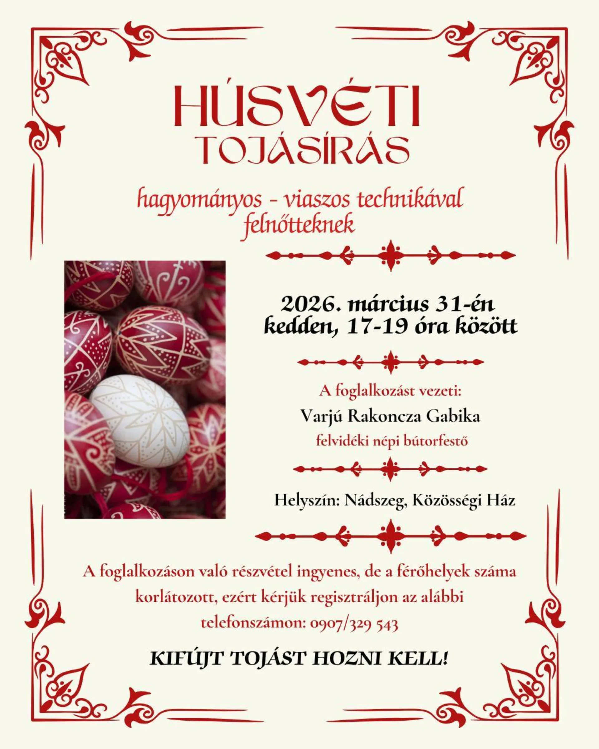 Húsvéti tojásírás