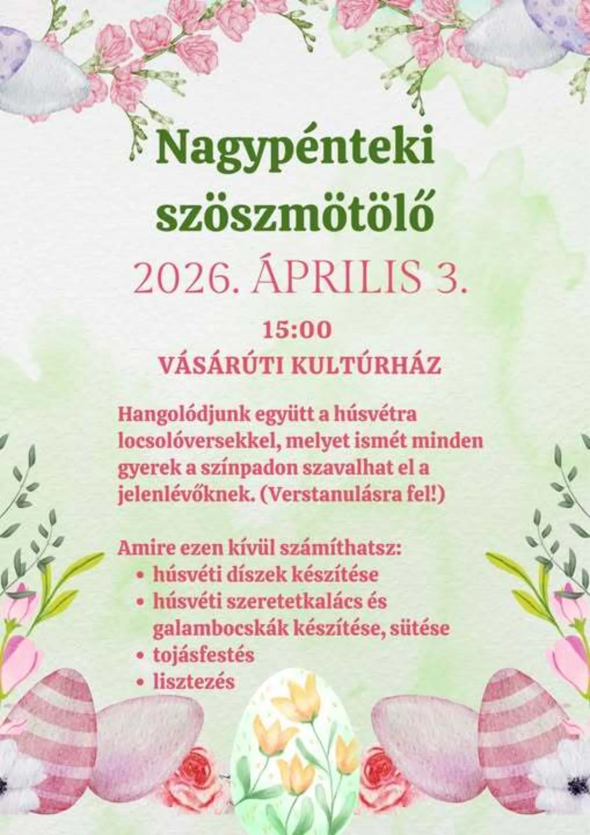 Nagypénteki szöszmötölő