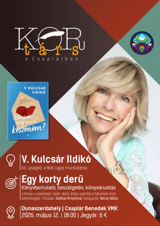 Kortárs a Csaplárban: V. Kulcsár Ildikó