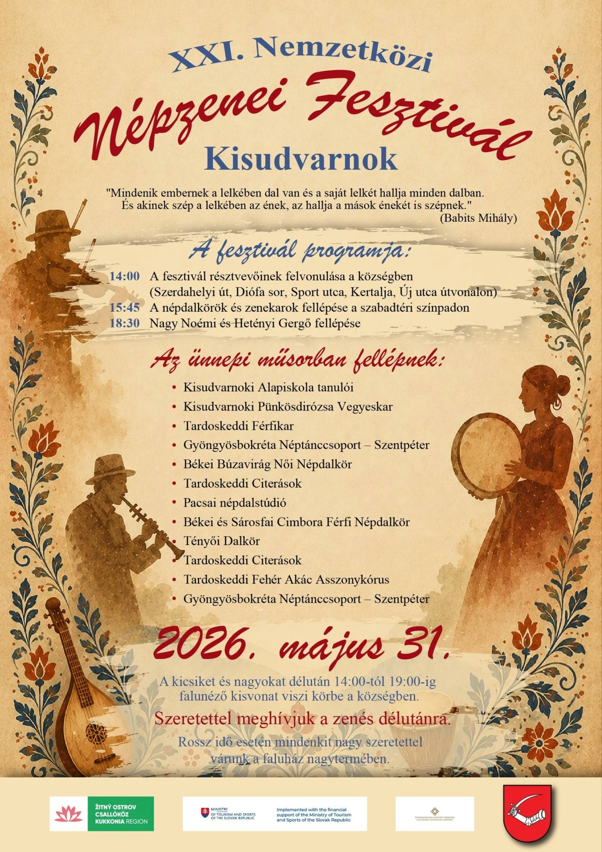 XXI. Nemzetközi Pünkösdi Népzenei Fesztivál / Búcsú