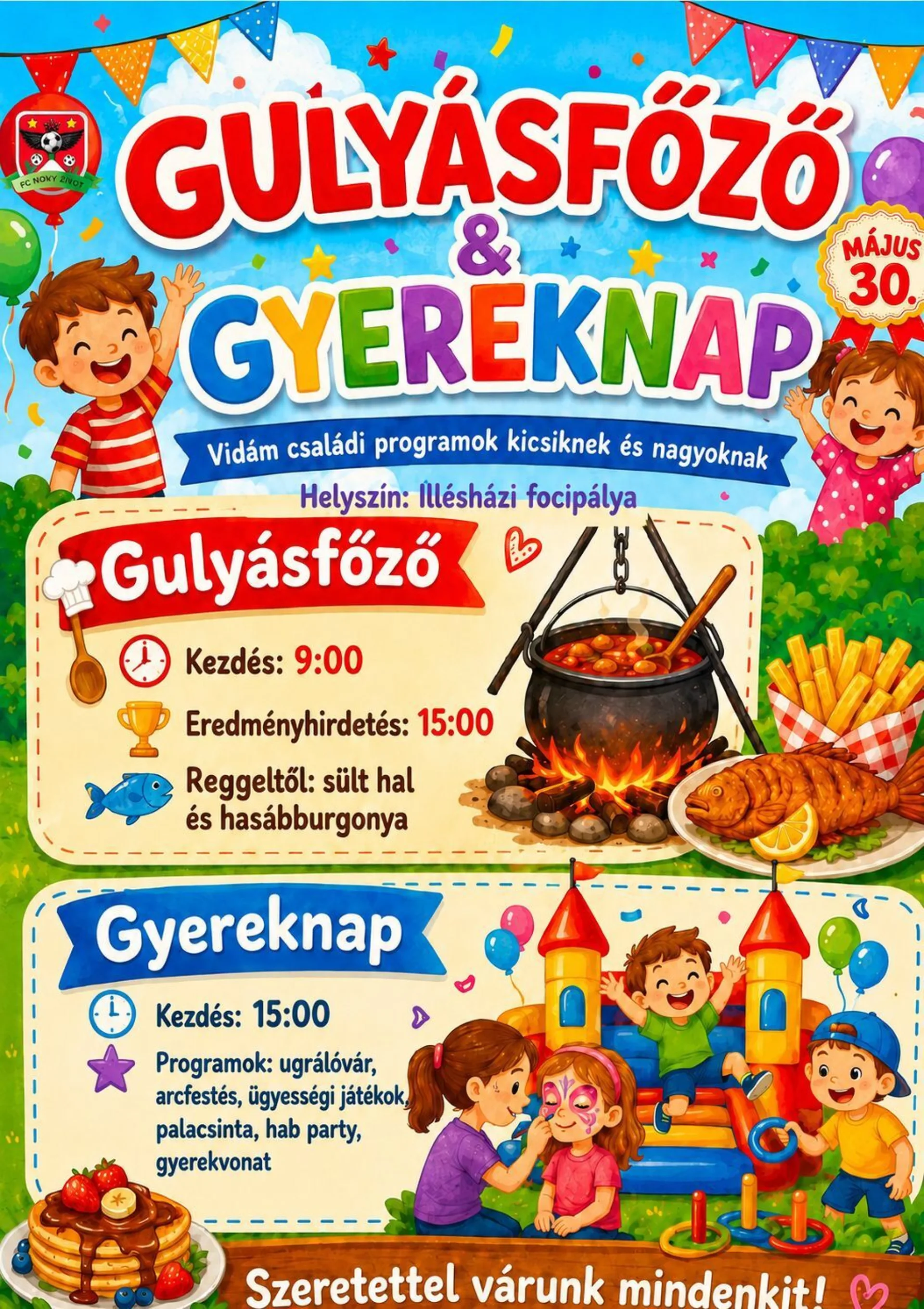 Gulyásfőző és gyereknap