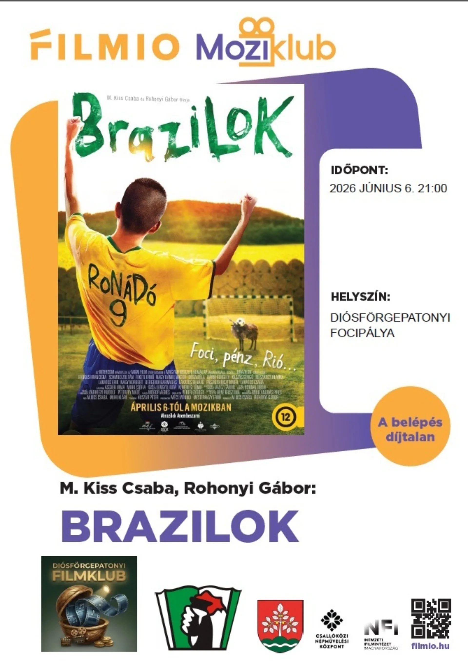 Szabadtéri mozi-Brazilok