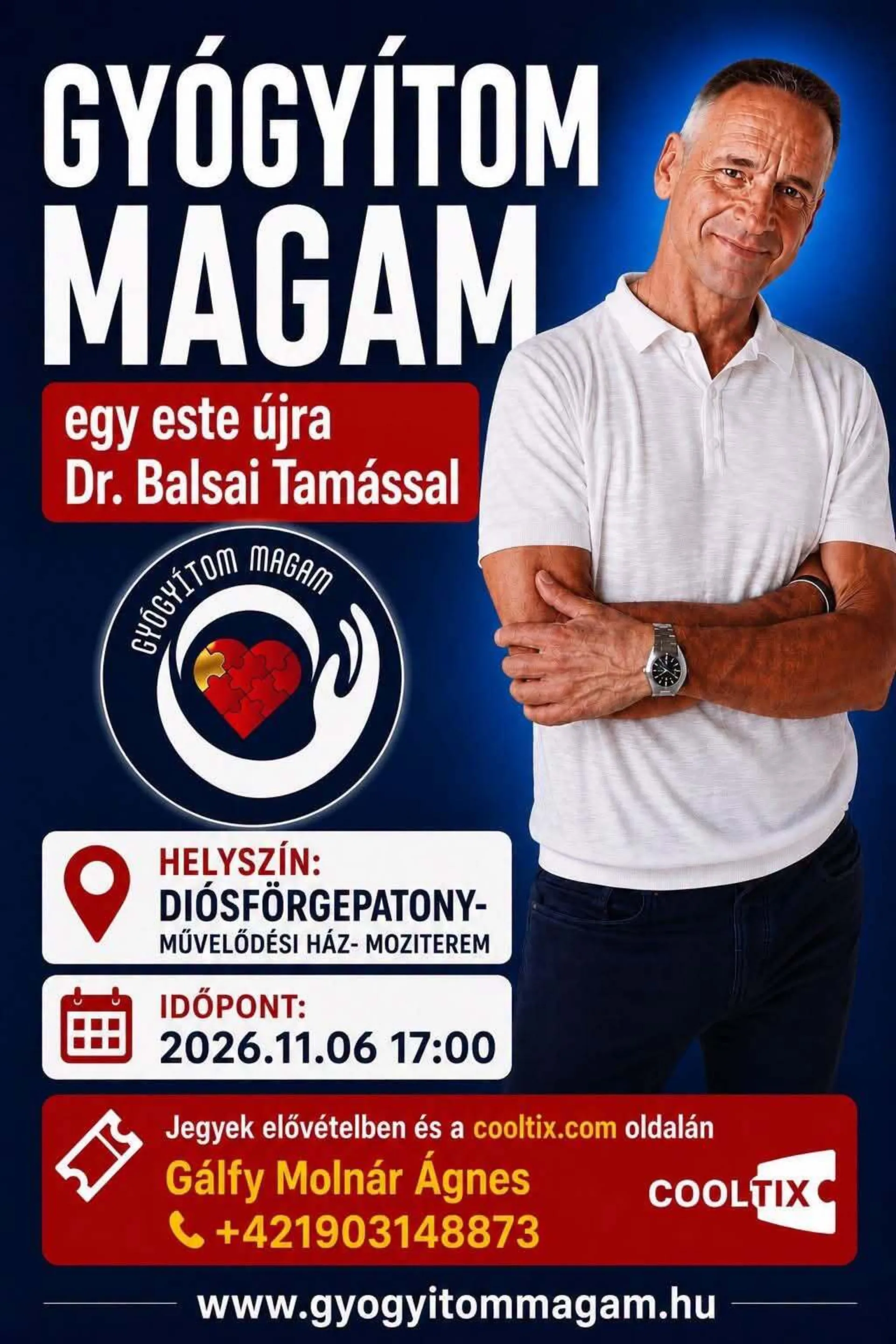 Gyógyítom magam- egy este újra Dr. Balsai Tamással