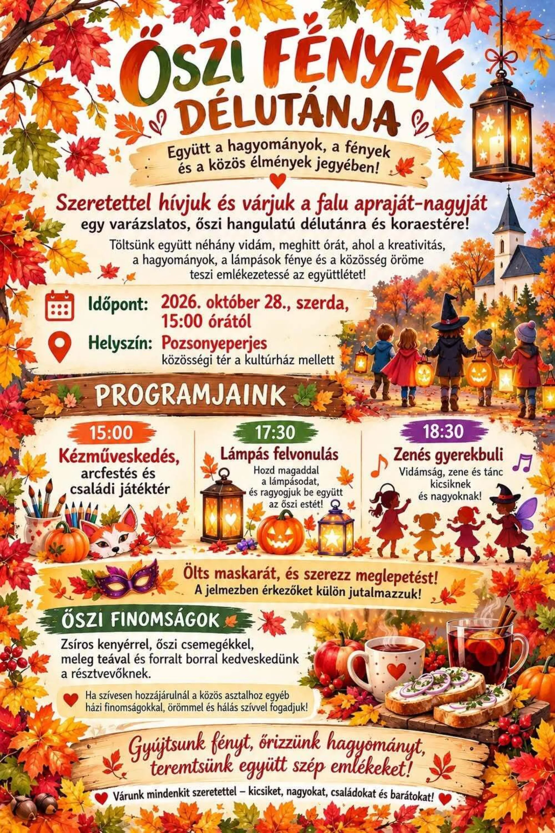 Őszi fények délutánja