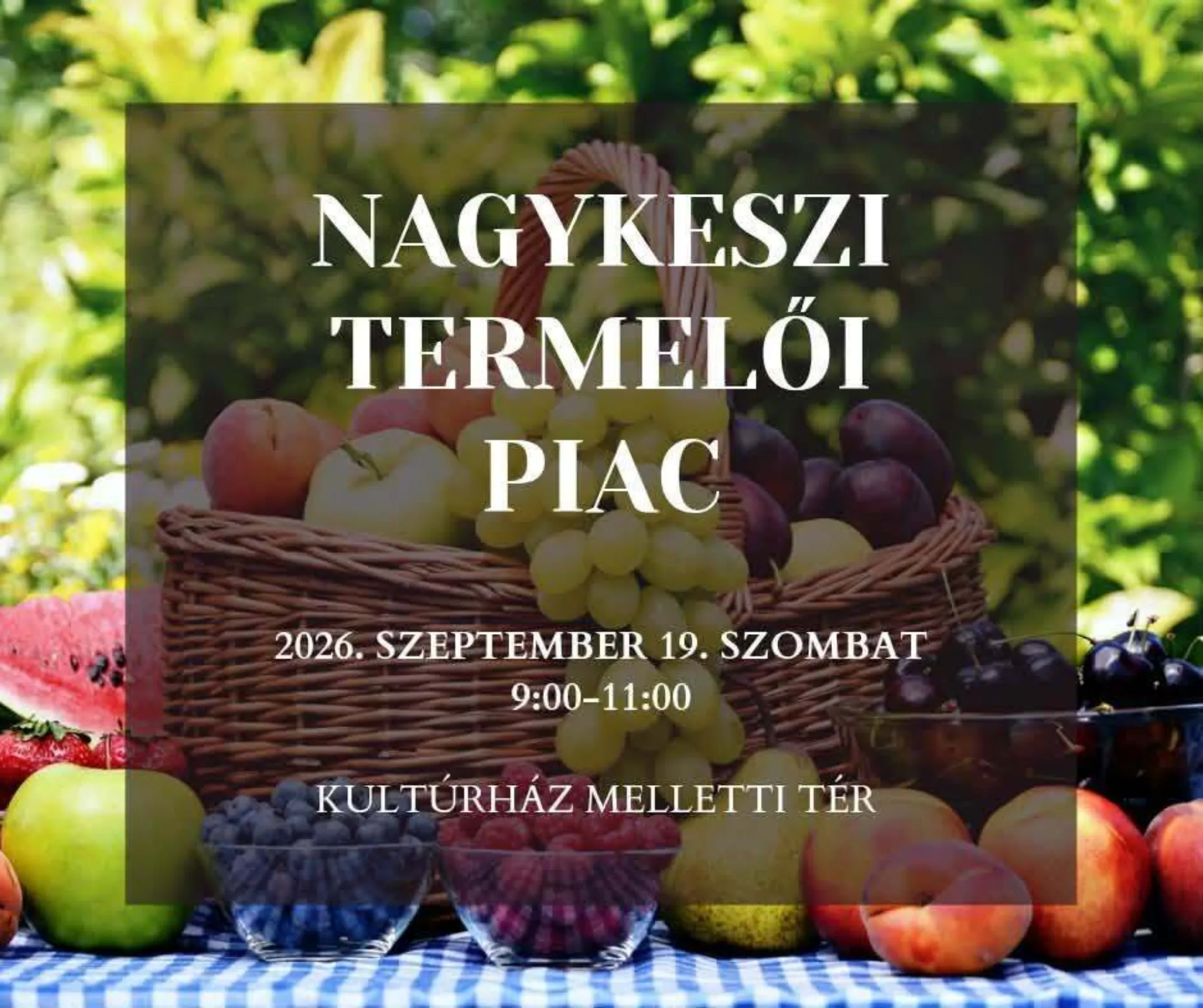Nagykeszi termelői piac