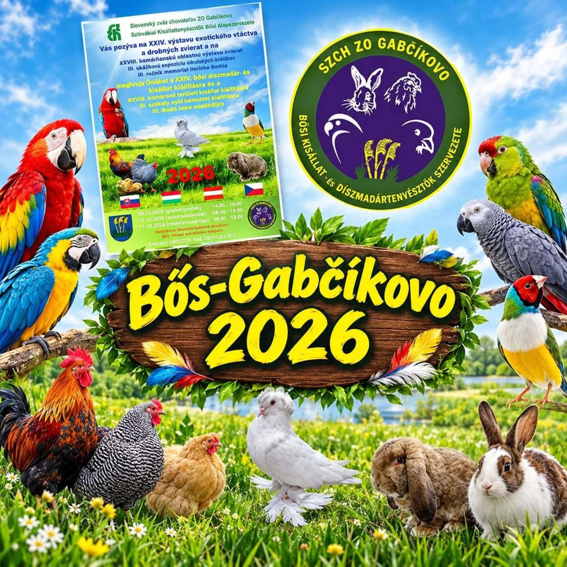 XXIV. bősi díszmadár-és kisállat kiállítás