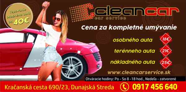 Clean Car bb umy cenník