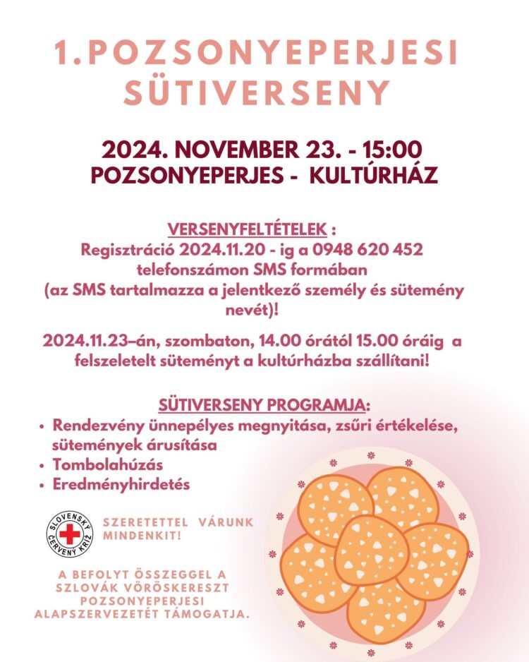 Pozsonyeperjes sütiverseny